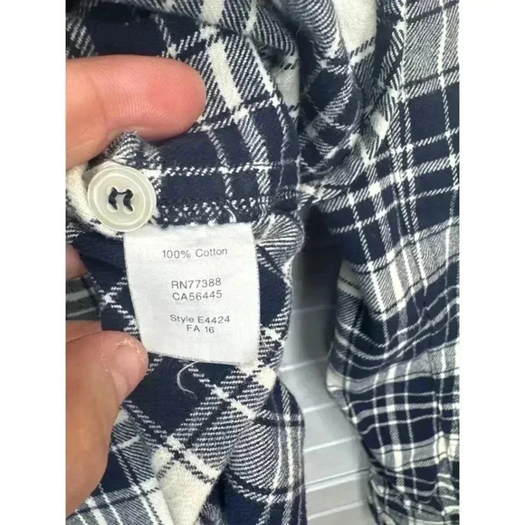 J.Crew Heavy Plaid 1/4 Zip Shirt - Women’s XXS - Picture 4 of 7